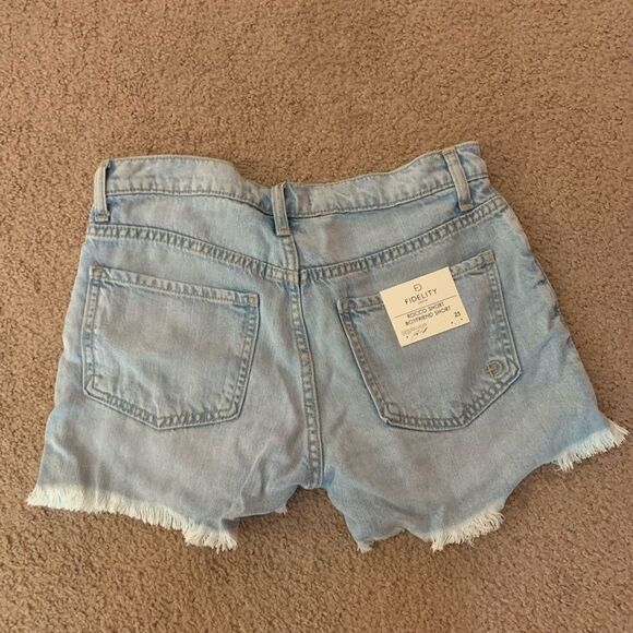 NWT Fidelity Rocco boyfriend shorts size 25 - Picture 4 of 5